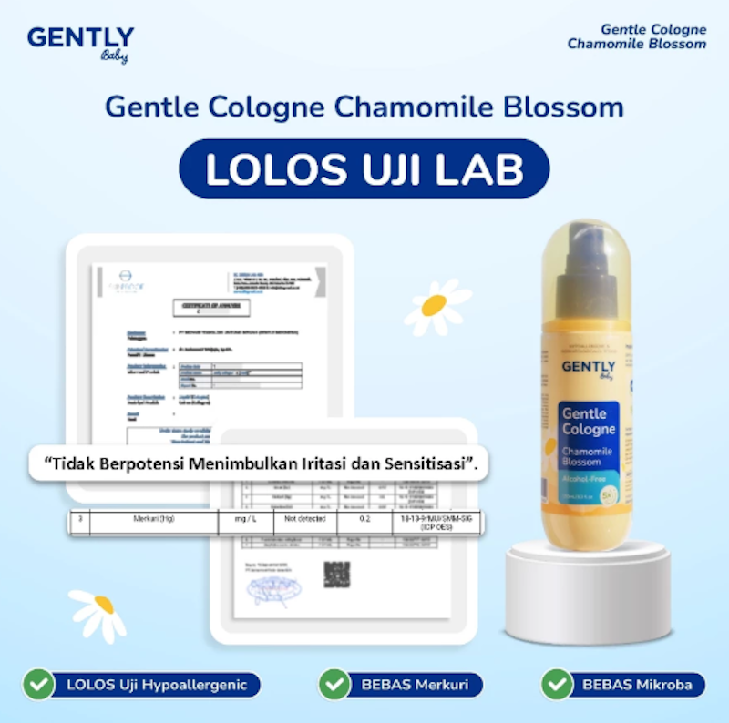 GENTLY Baby Gentle Cologne Chamomile Blossom