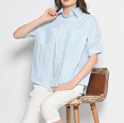  Queentin Kemeja Casual Wanita  0354