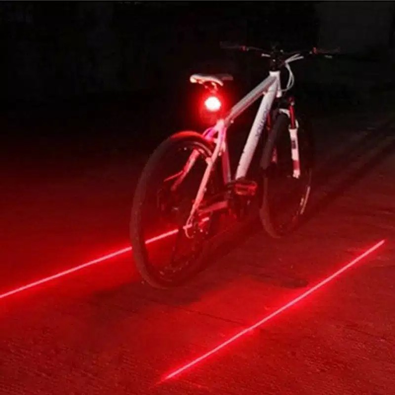  Lampu Sepeda Belakang LED Laser
