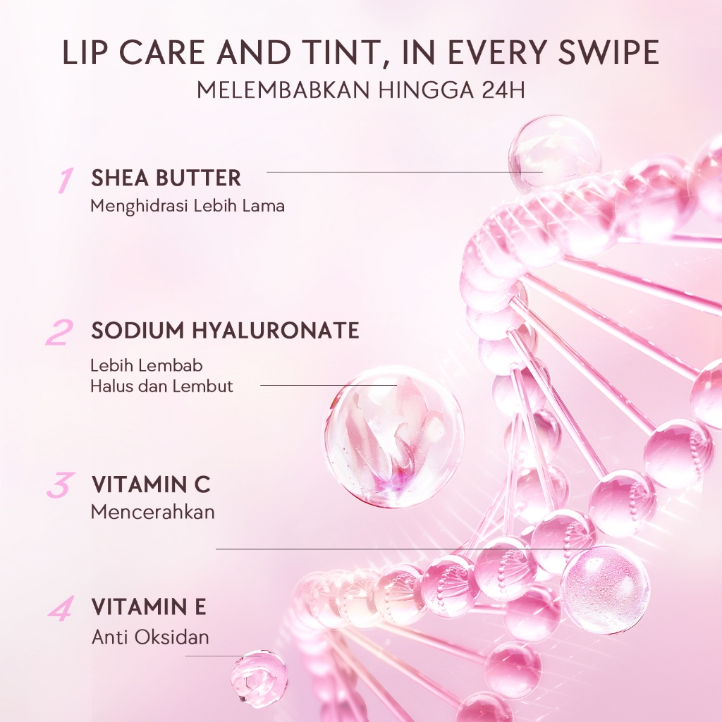 SKINTIFIC Cosmetics SKINTIFIC Peptide Brightening Lip Serum Cherry Red