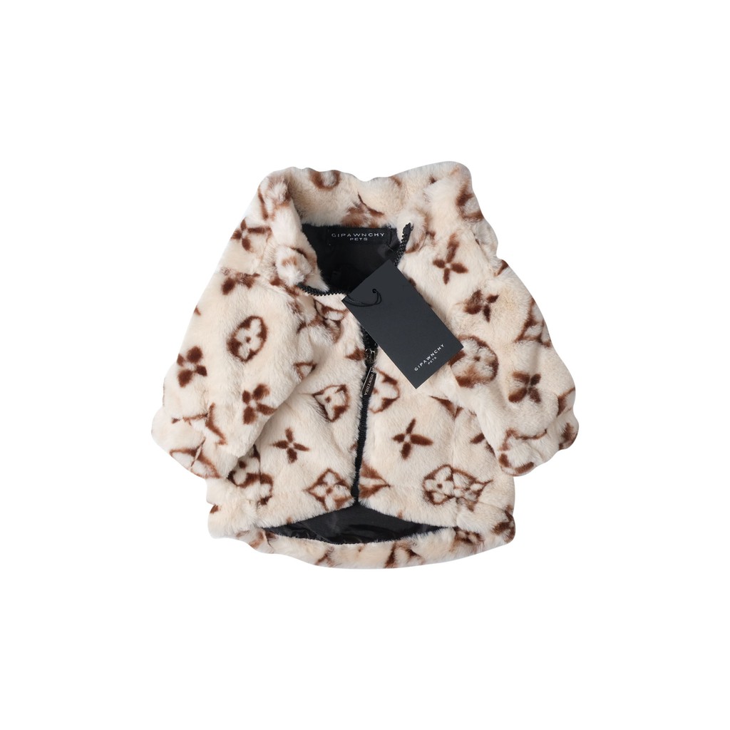 Gipawnchy Pets Louis Pawtton Fur Jacket 