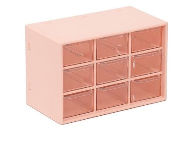 Kotak Laci Mini Kotak Perhiasan 9 Sekat ｜ HRM319