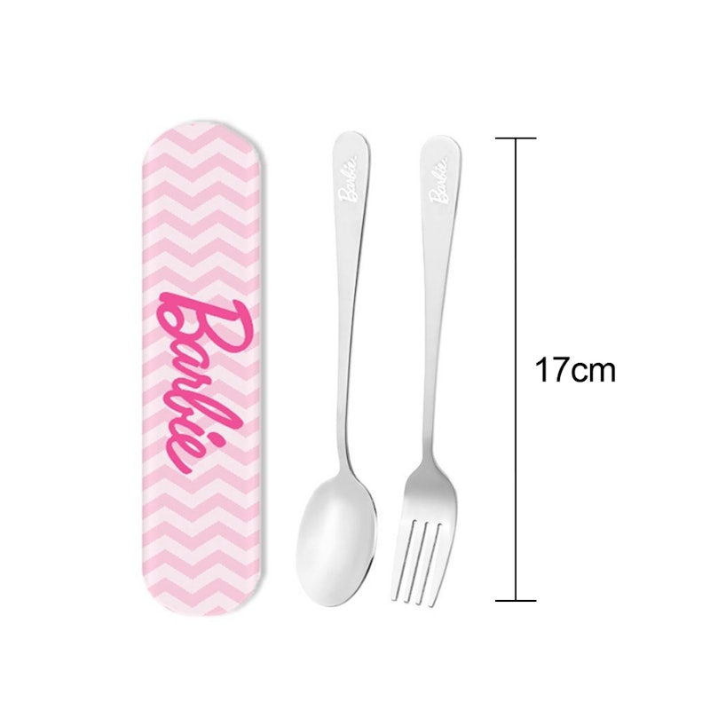Miniso X Barbie Series Sendok Garpu Set 3