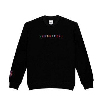 Aerostreet Crewneck Spektrum Hitam 