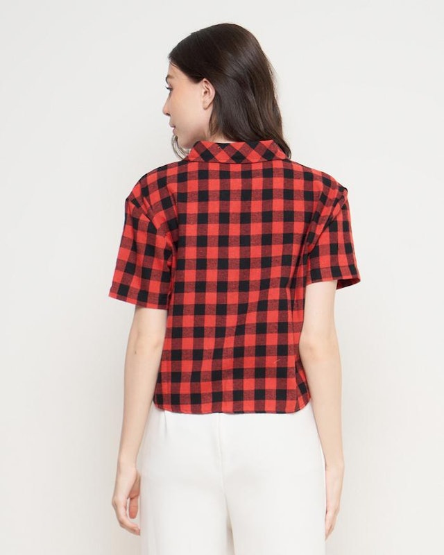 Seutail Plaidy Shirt Kemeja Flanel Kotak-Kotak 5