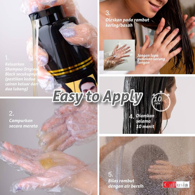 Coloring Shampoo Original Black 5