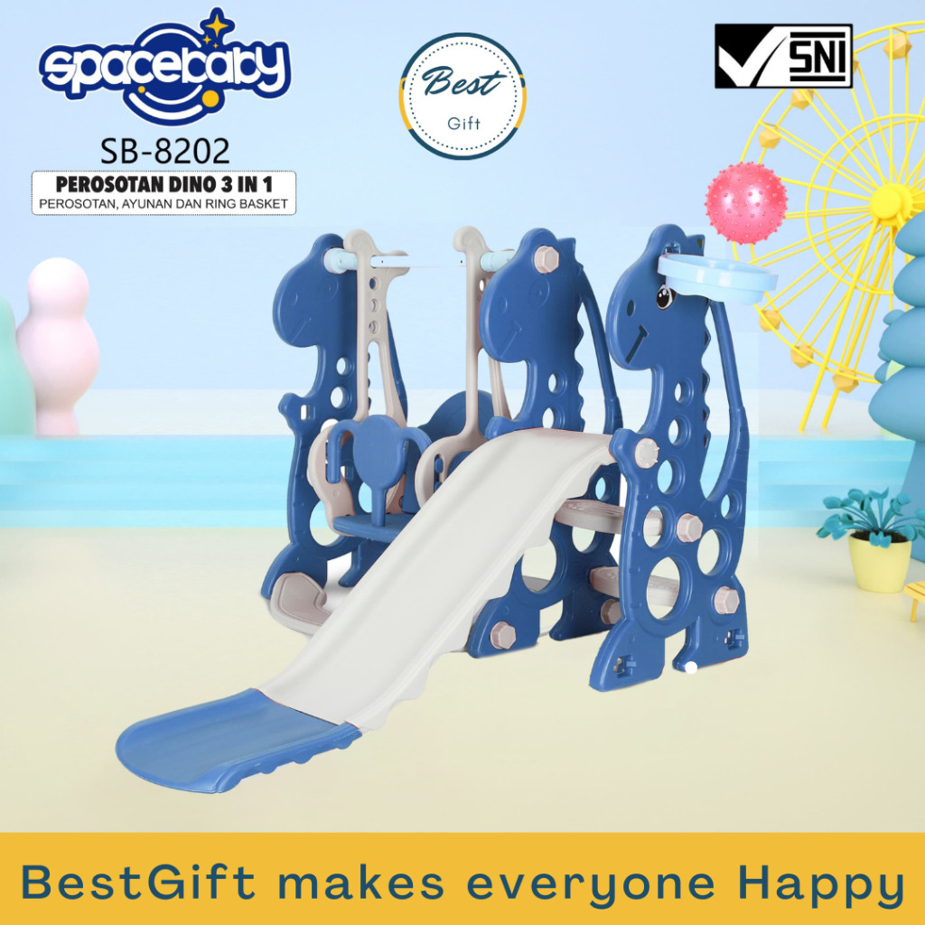 Pacific Indah Pratama SpaceBaby Dino Slide  SB-8202