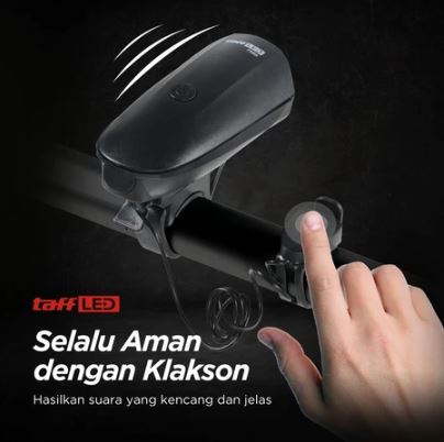 TaffLED Lampu Depan Sepeda 3
