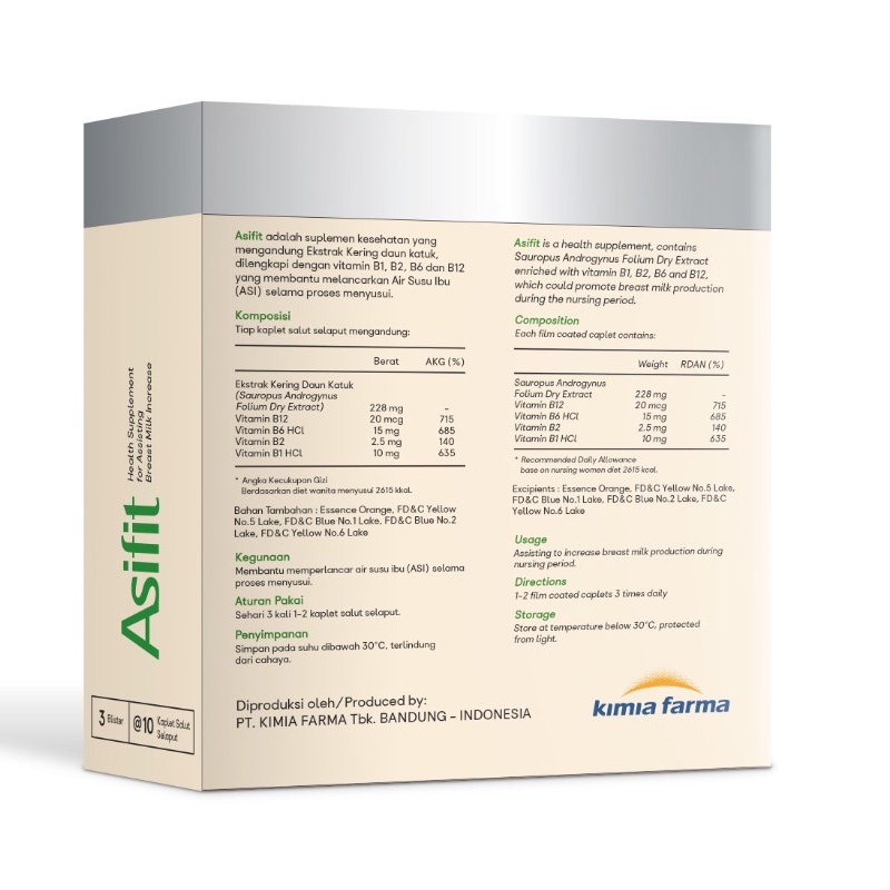 Kimia Farma Asifit Pelancar ASI