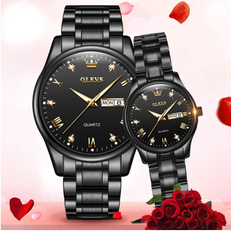 OLEVS Jam Tangan Couple 5563