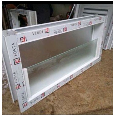  Jendela Bouven Kaca Zigzag Ukuran 40x60 