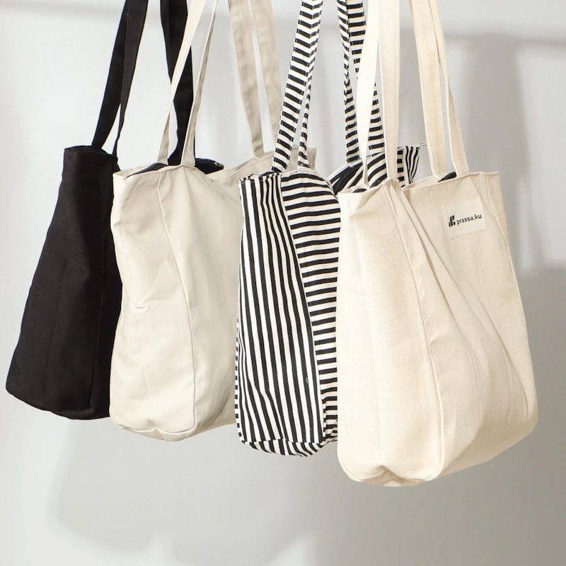 Prassa.ku ZIPPER SERIES! Totebag Canvas 2