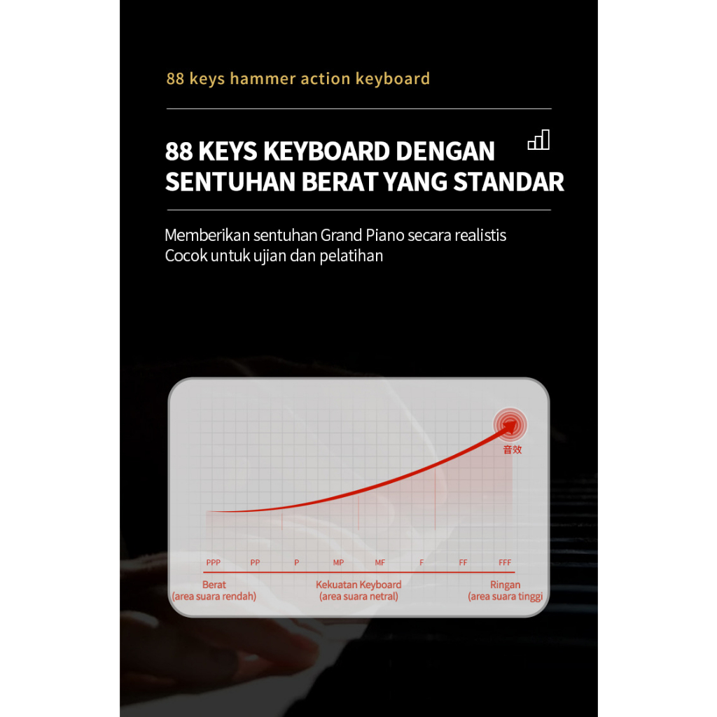  Benston Music Piano Elektrik W