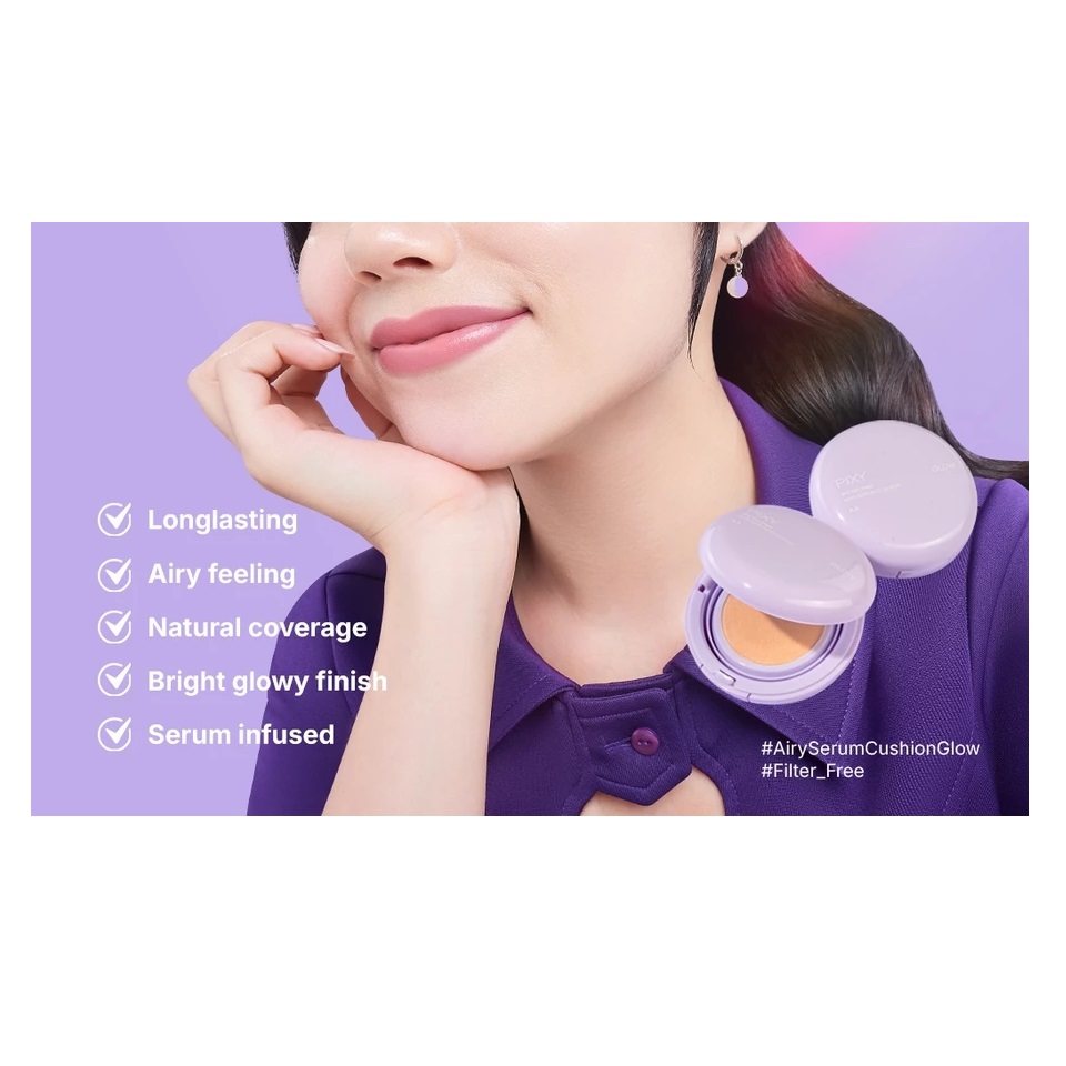 Pixy PIXY Airy Serum Cushion Glow C12 Fair Ivory
