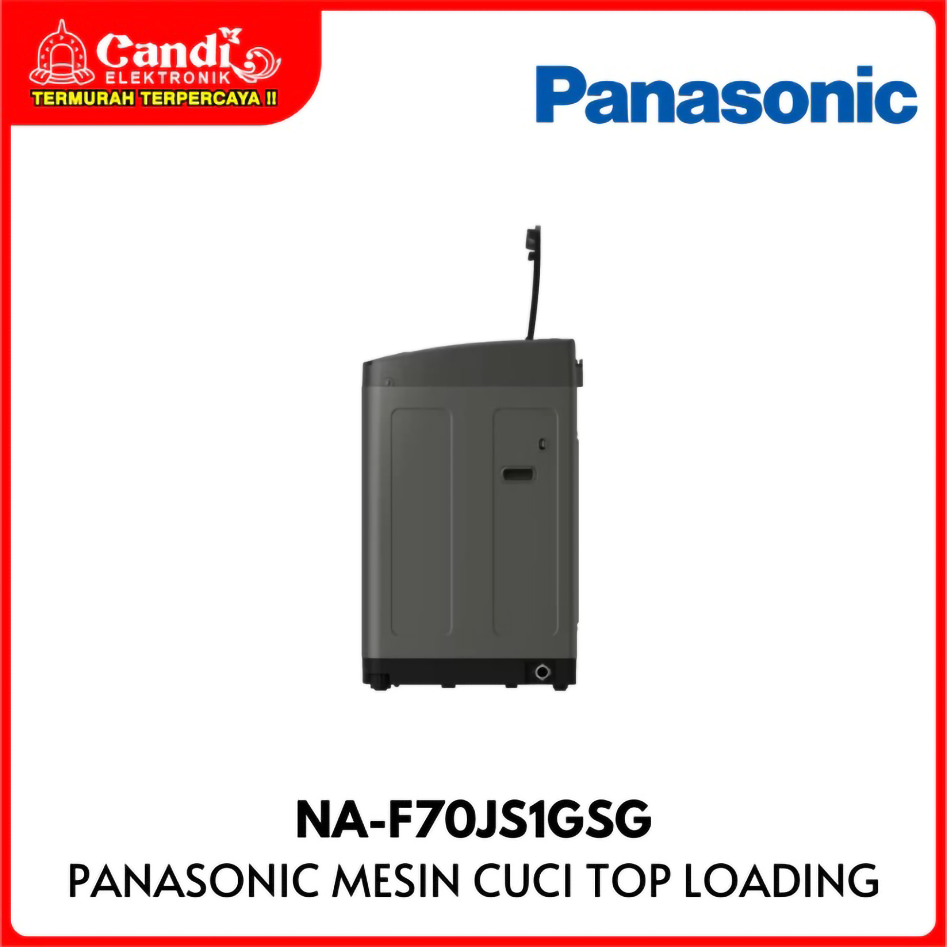 Panasonic Gobel Indonesia Panasonic Mesin Cuci Top Loading 7 Kg NA-F70JS1GSG