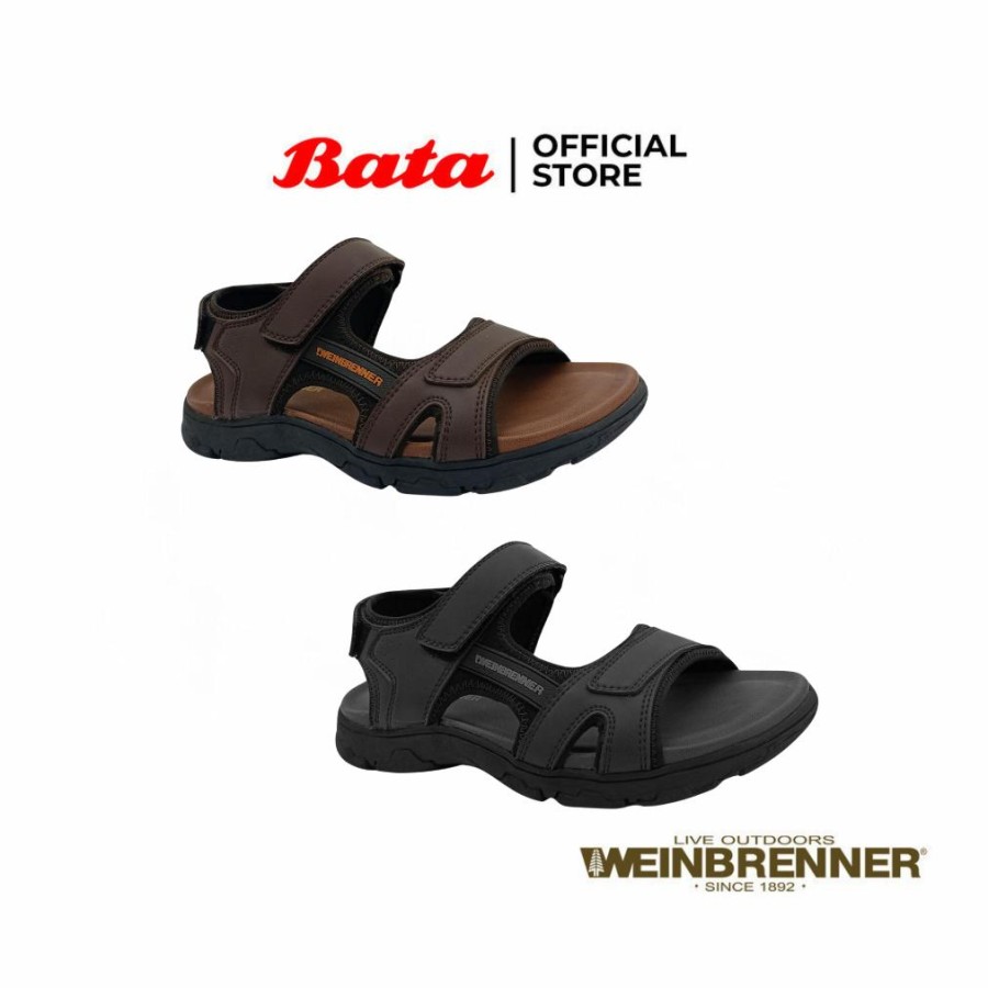 Sepatu Bata Weinbrenner Everest Sling-Black Tough Sole