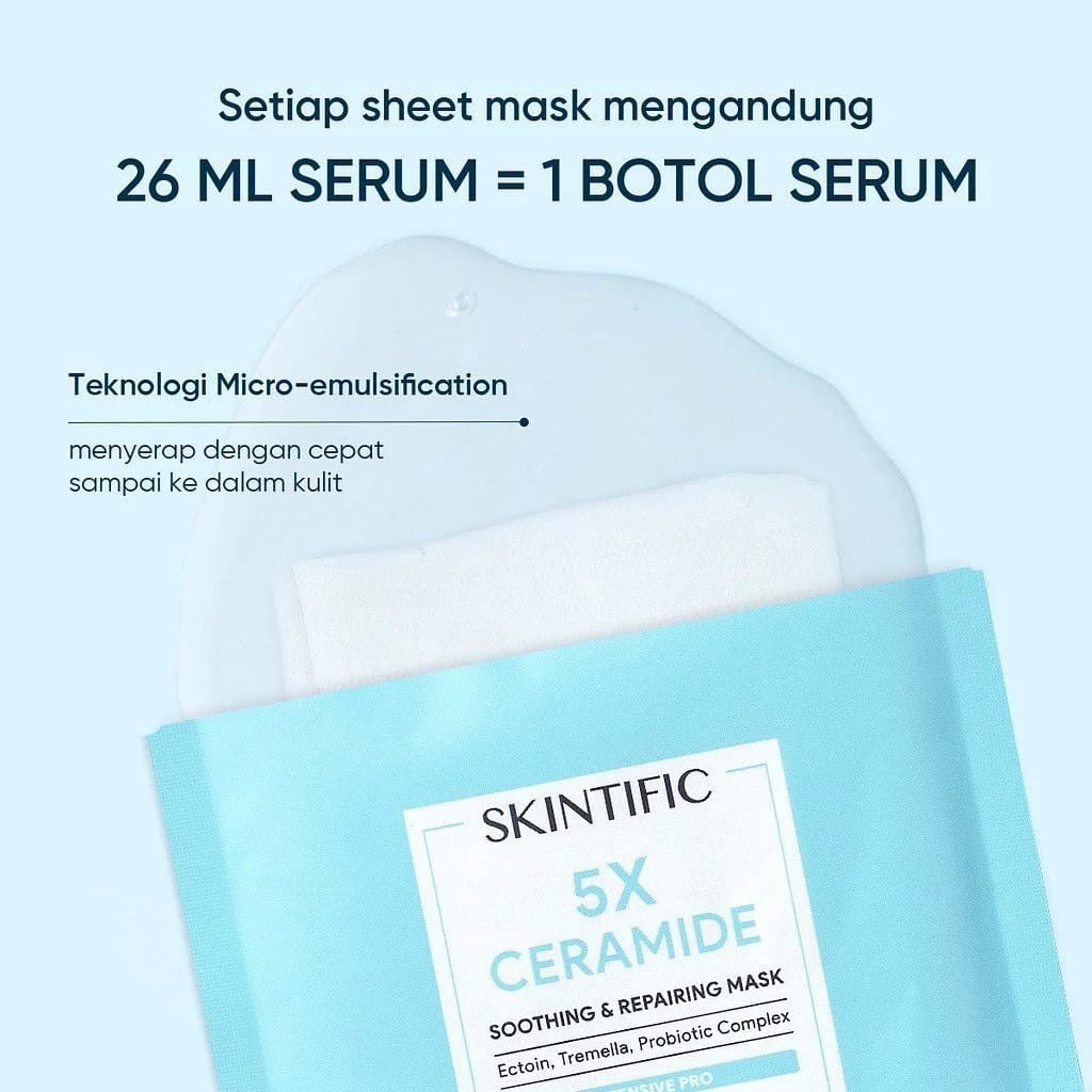 Skintific Cosmetics SKINTIFIC 5X Ceramide Soothing Sheet Mask