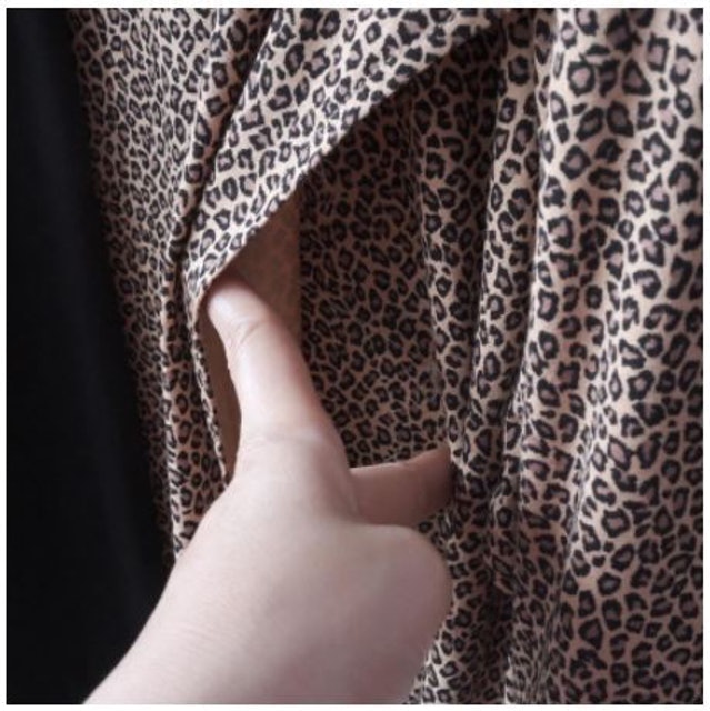  Brown Leopard Piyama Nursing Wear Set