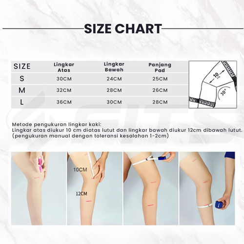 SFIDN FITS FITS Knee Compression Pad Brace Support Double Loop