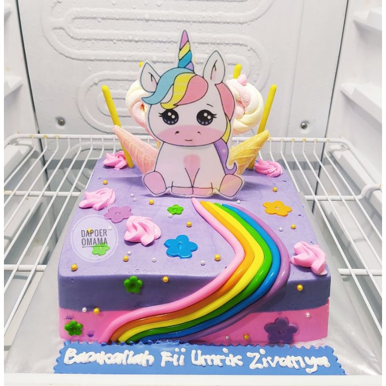 Dapoer O'MAMA  Kue Ulang Tahun Unicorn