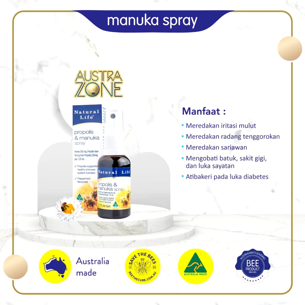 Lifetime Health Products Natural Life™ Propolis & Manuka Spray 