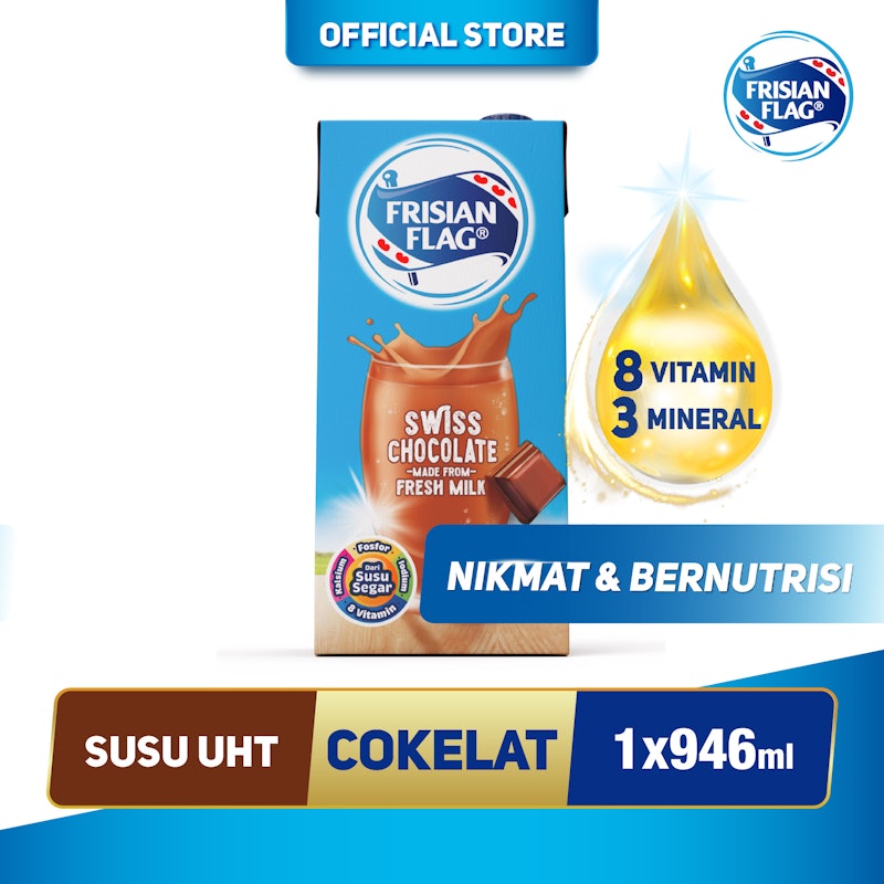 Frisian Flag UHT Swiss Chocolate 946 ml 4