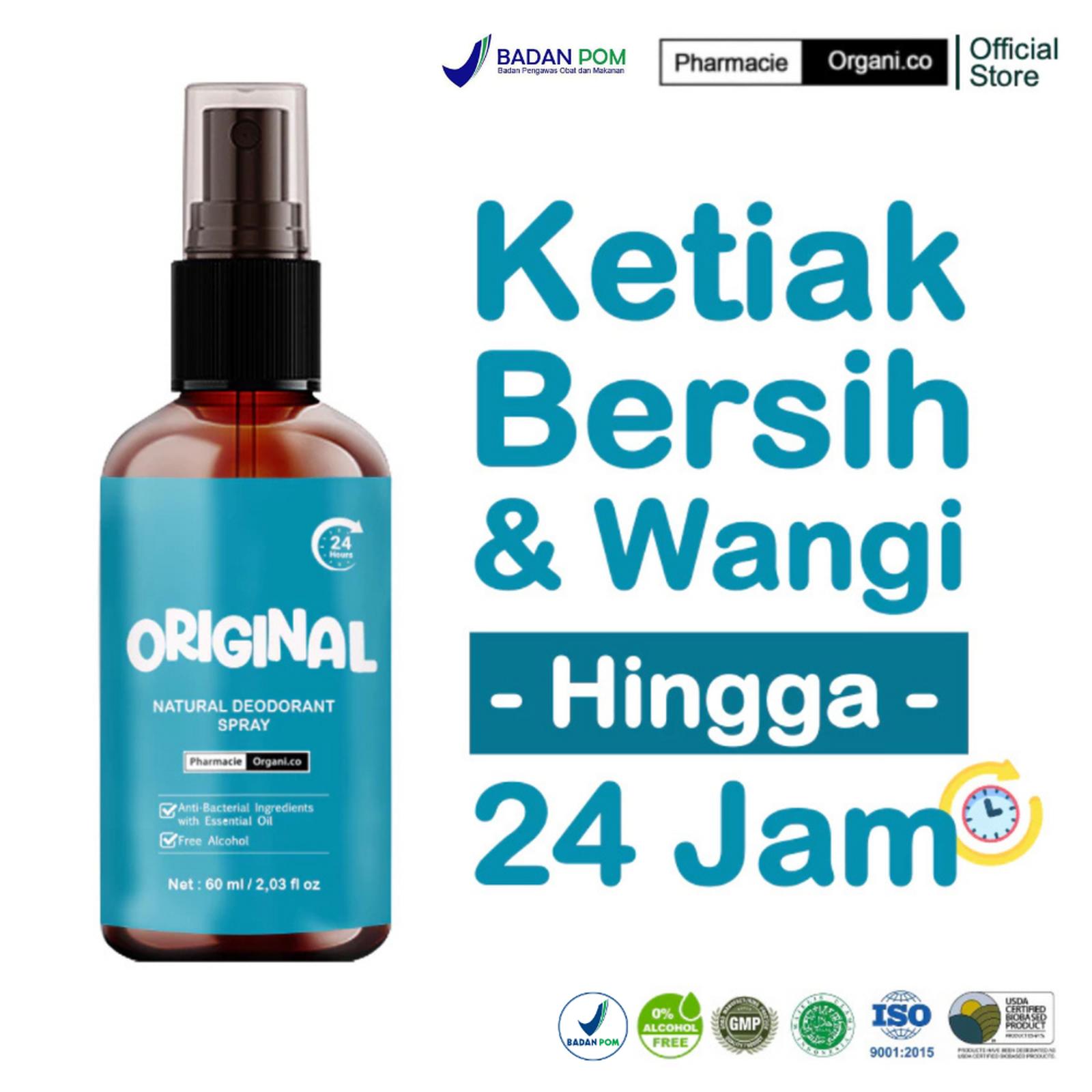 Pharmacie Organi.co Natural Deodorant Tawas Spray Original