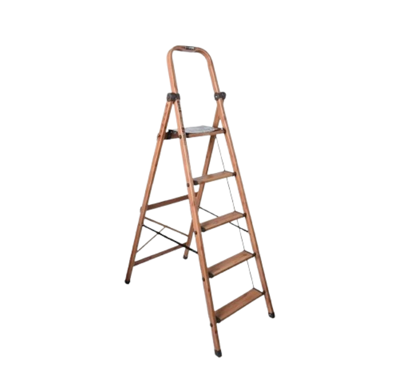 AZKO Fixsteps Tangga Lipat Motif Kayu 1