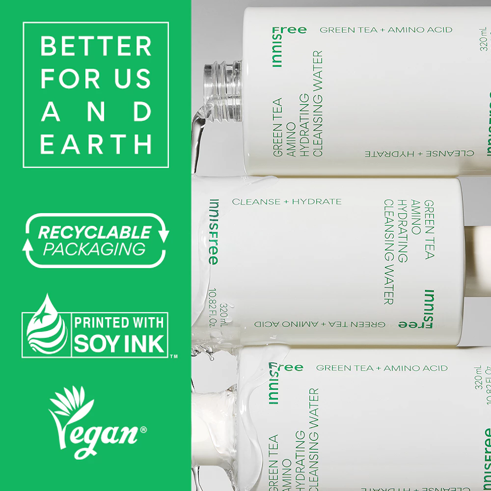 Innisfree Innisfree Green Tea Hydrating Amino Acid Cleansing Water