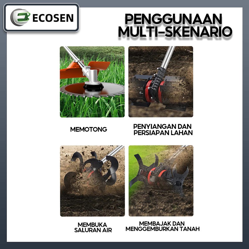 ECOSEN Brush Cutter 4 Tak 1500W  4