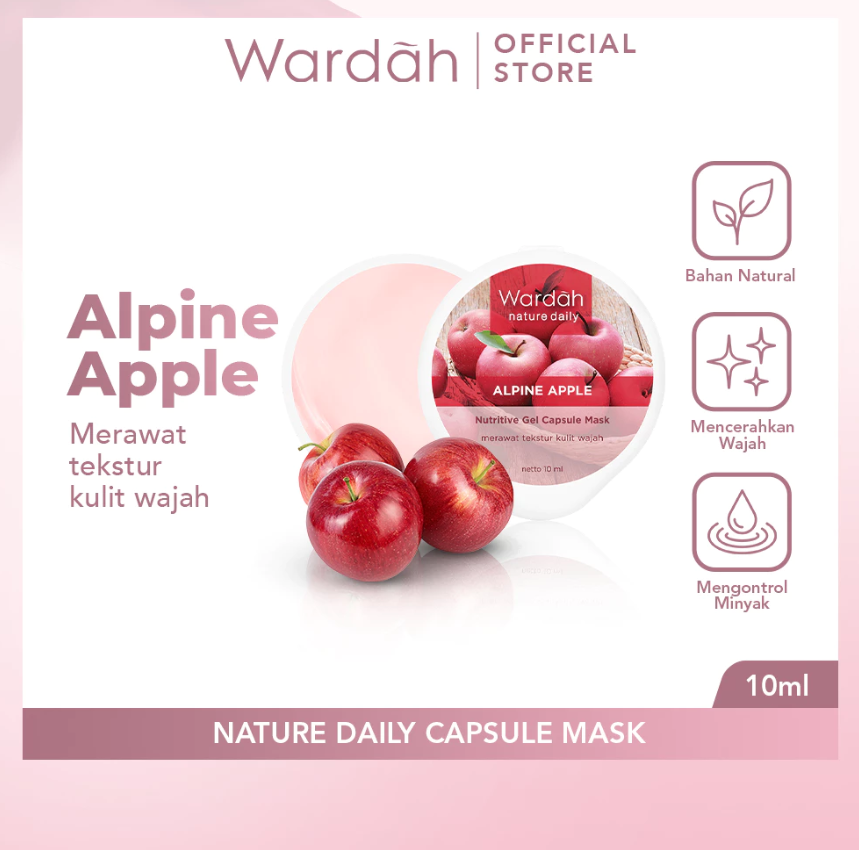 Wardah Nature Daily Capsule Mask Alpine Apple