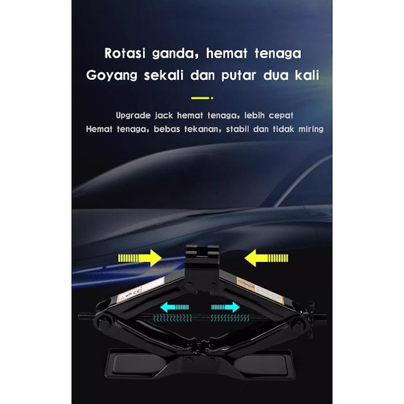 Lenodi Dongkrak Mobil Black 1 Ton 4