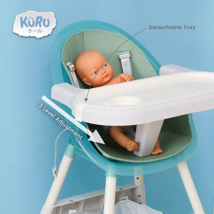  KURU Baby Transparent High Chair  HC-8953