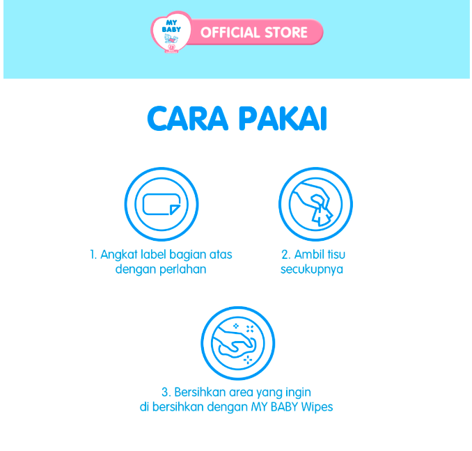 MY BABY Antibacterial Extra Thick Wipes