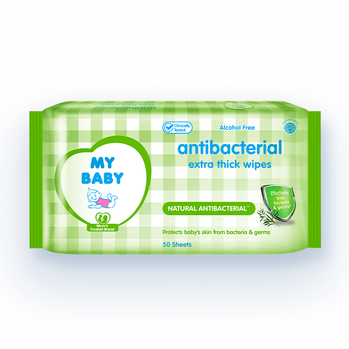 MY BABY Antibacterial Extra Thick Wipes