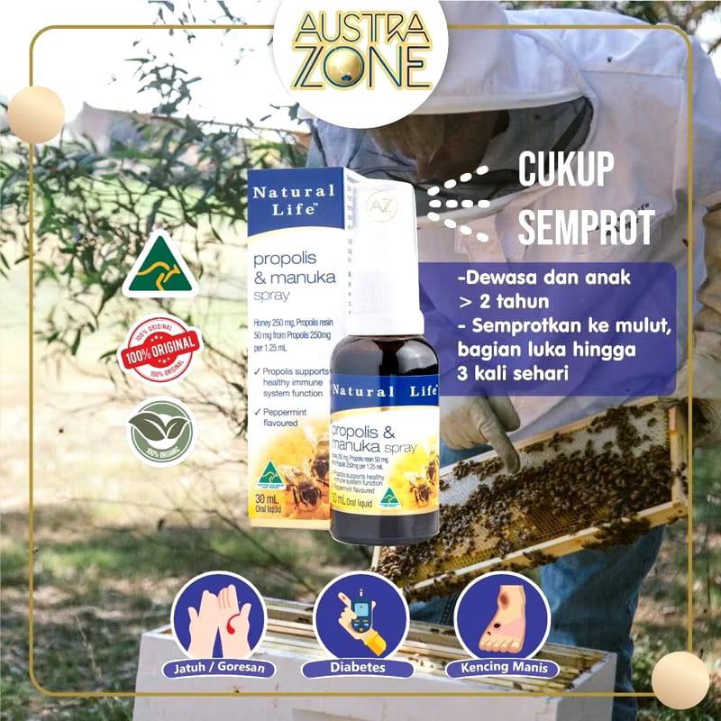 Lifetime Health Products Natural Life™ Propolis & Manuka Spray 