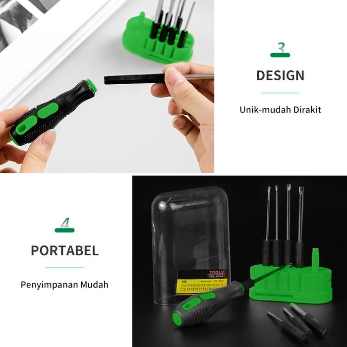 ISKU Mini Screwdriver Kit 10 in 1