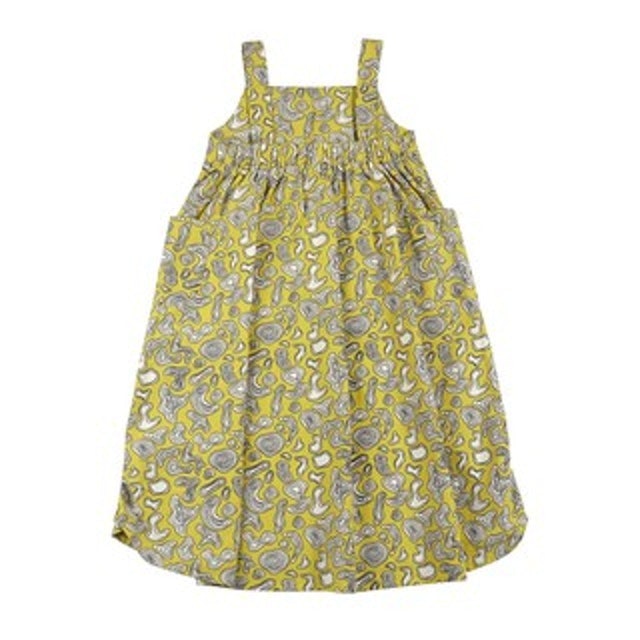 Kids Icon Overall Skirt Curly With Front Pocket  LYOV0200210