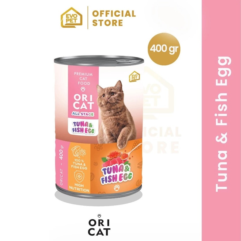 Oricat Premium Cat Food All Stages Tuna & & Fish Egg