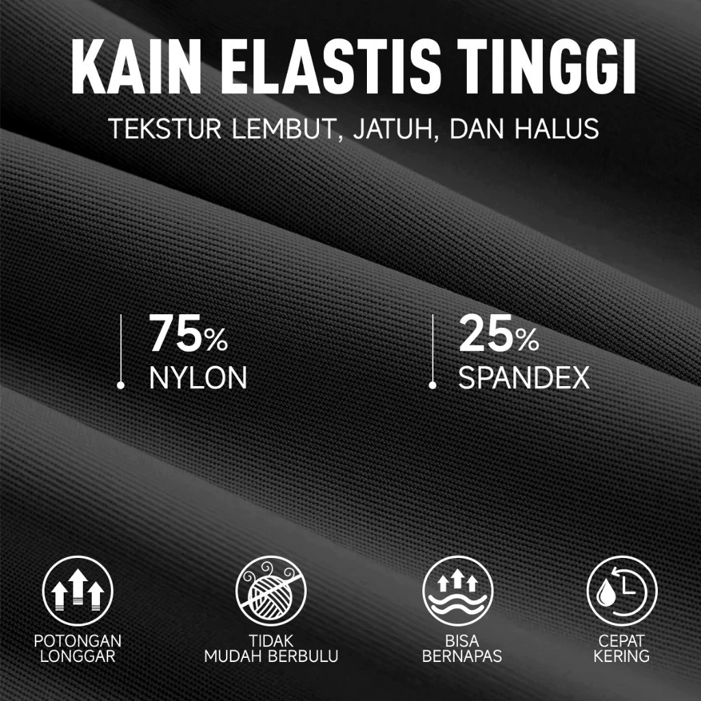 YOUTOP INDONESIA KKTOP Celana Jogger Sport Nylon Lycra 002