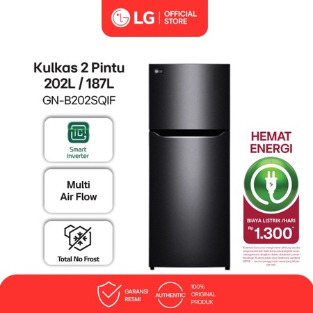 LG Electronics LG Kulkas 2 Pintu  GN-B202SQIF 