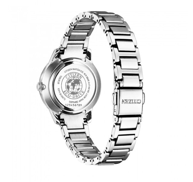 Jam Tangan Wanita Eco-Drive Pair Lady EW2591-82E