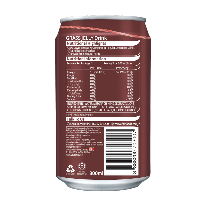 Fraser and Neave  SEASONS Grass Jelly