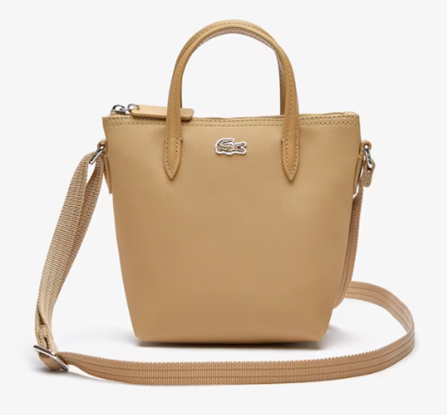 Women's L.12.12 Concept Petit Piqué Coated Canvas Mini Zip Tote Bag ｜ LACNF2609PO000