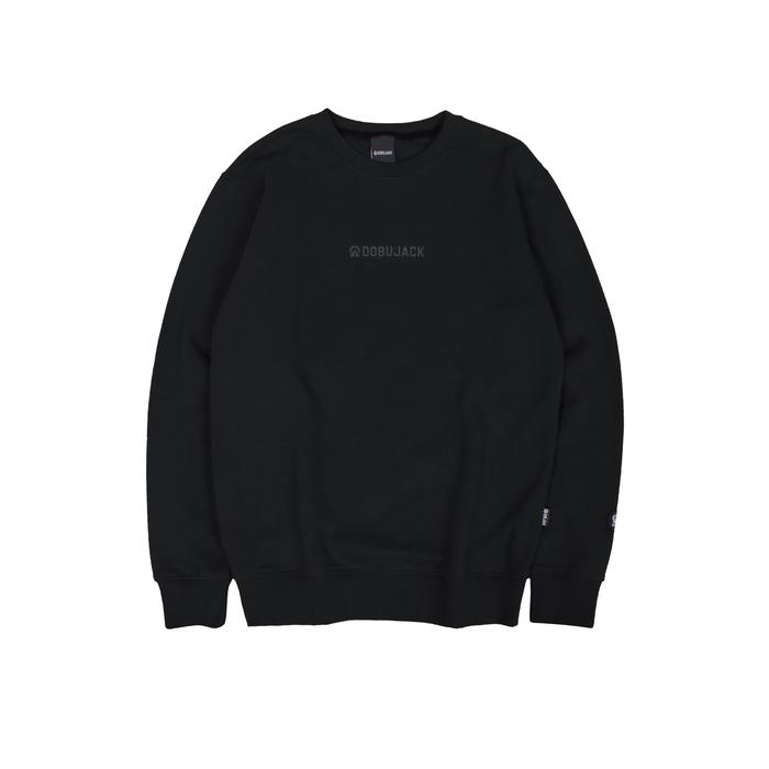 Dobujack Sweater Little Logo 3 Black Crewneck