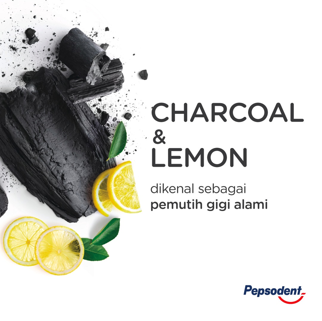 Pasta Gigi Pepsodent Complete 8 Charcoal