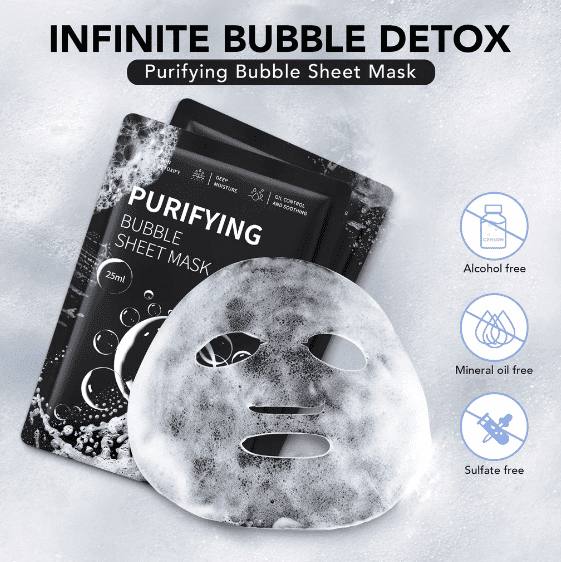 Hebe Beauty Style Y.O.U Purifying Bubble Sheet Mask