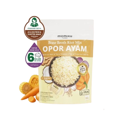 Momiku Bone Broth Rice Mix Opor Ayam 1