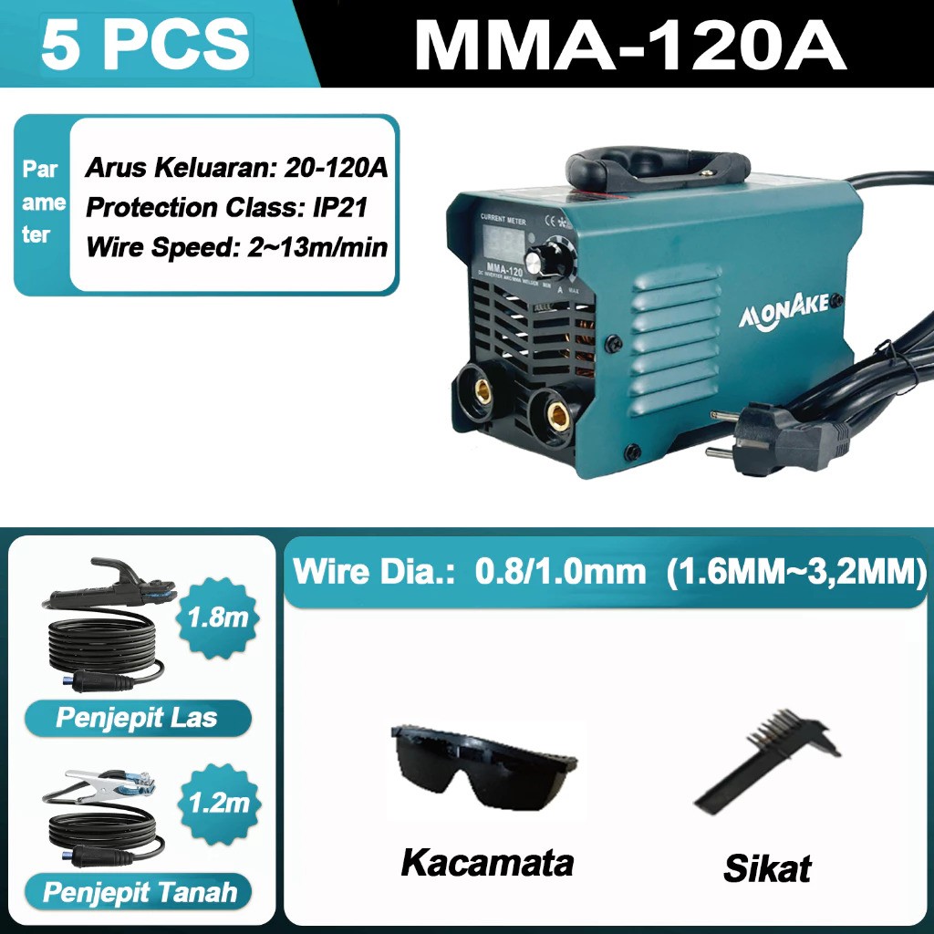 MONAKE Inverter Welding Machine MMA-120