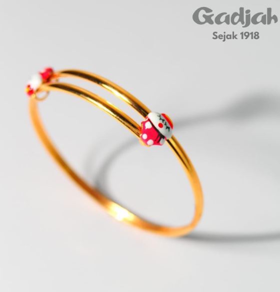 Gadjah  Gelang Emas Kuwung Baby